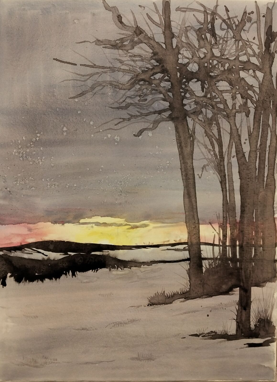 Watercolor painting by Luk Berezowski - IMG_20260110_184558