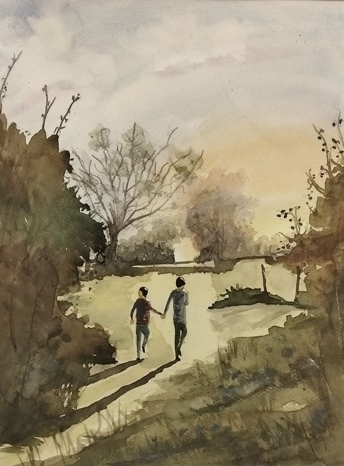 Watercolor painting by Luk Berezowski - IMG_20260123_212359