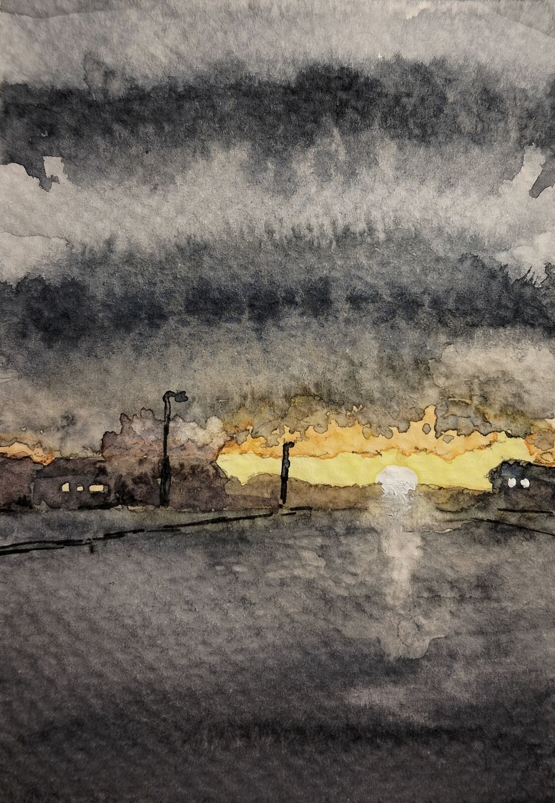 Watercolor painting by Luk Berezowski - IMG_20260127_231014